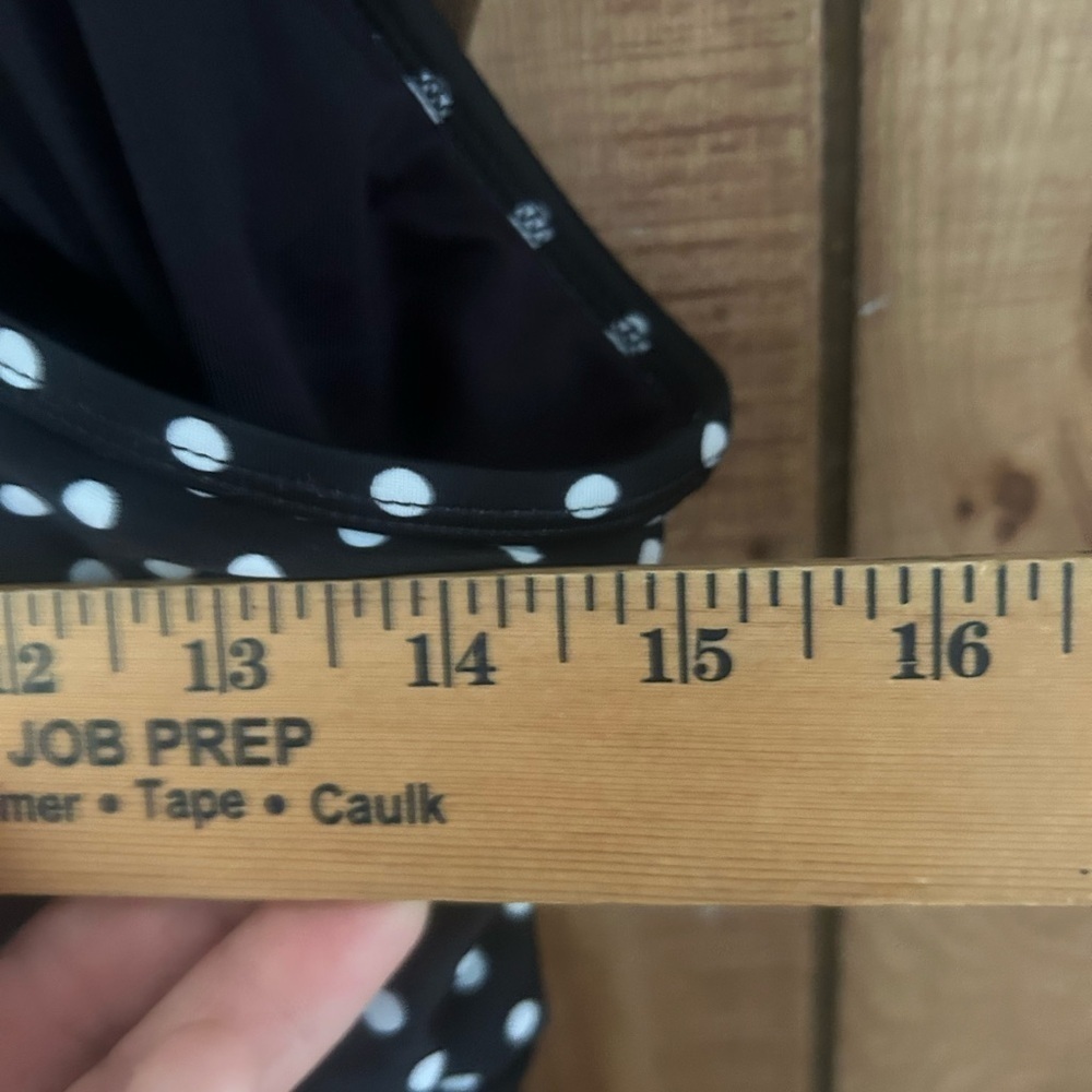 Swimsuit For All S4aSwim Polka Dot One Piece Swimsuit Black/ White Plus Size 16 - Picture 9 of 12